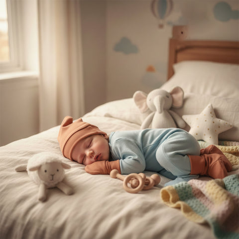 Cap, Mitten & Booties - Beige Color