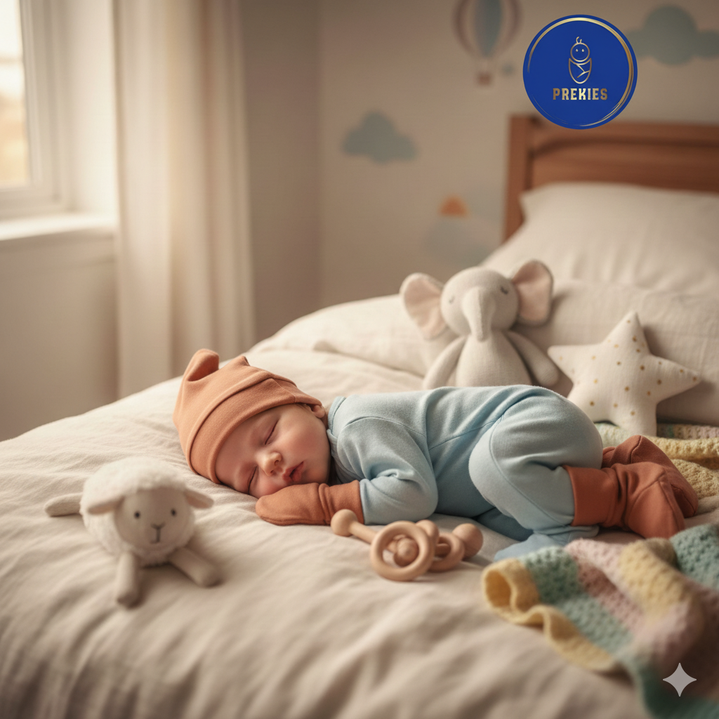 Cap, Mitten, Booties- Beige Color