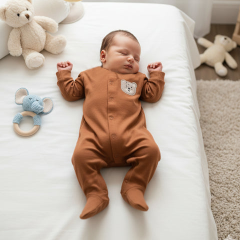 Romper Set - Teddy Print Pack of 3