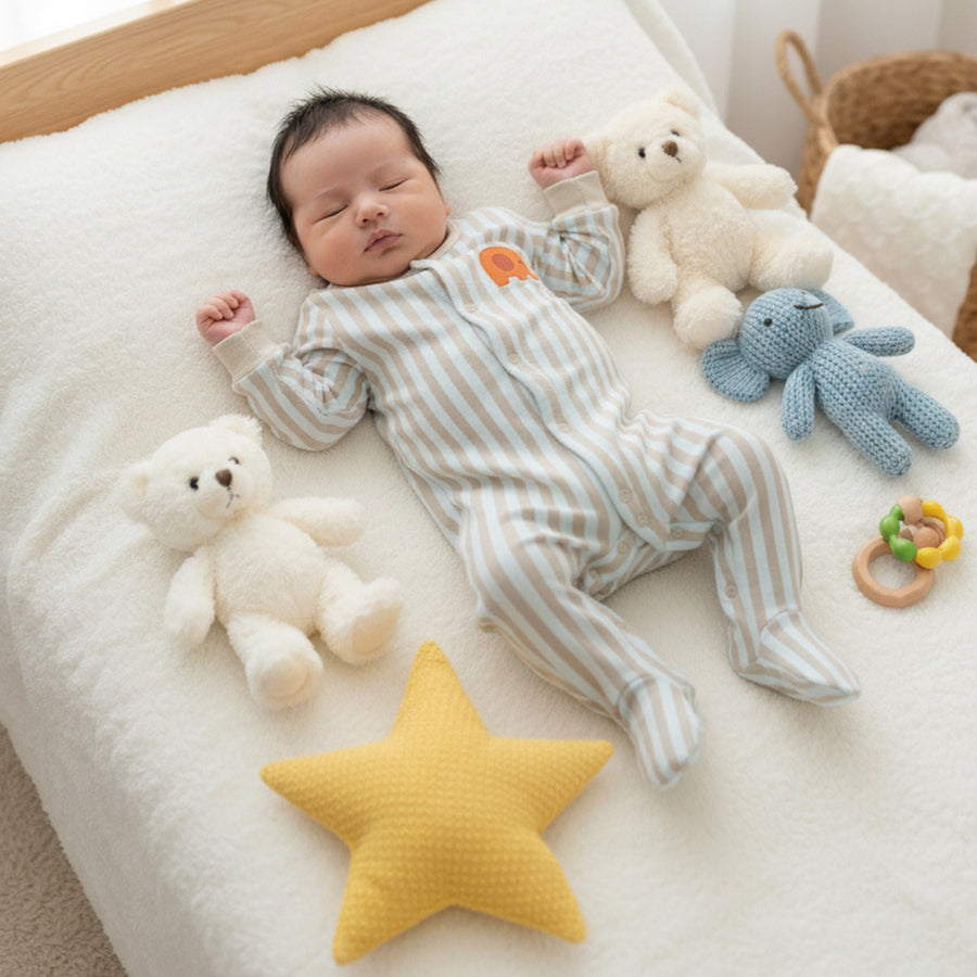 Romper Set - Elephant Print Pack of 3