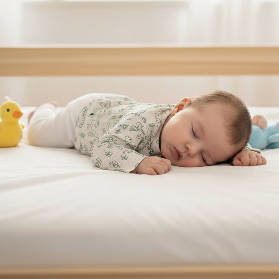 Set of 3 Jhablas - Dino Print (Green & Blue)