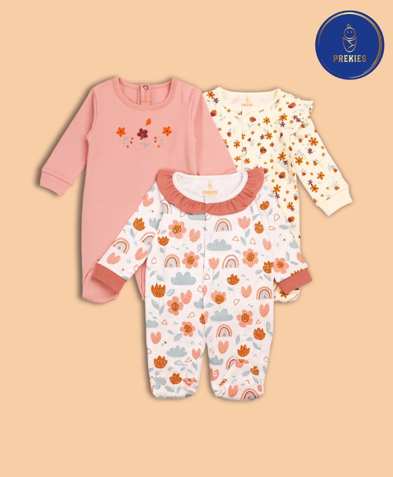 Romper Set - Flower Print