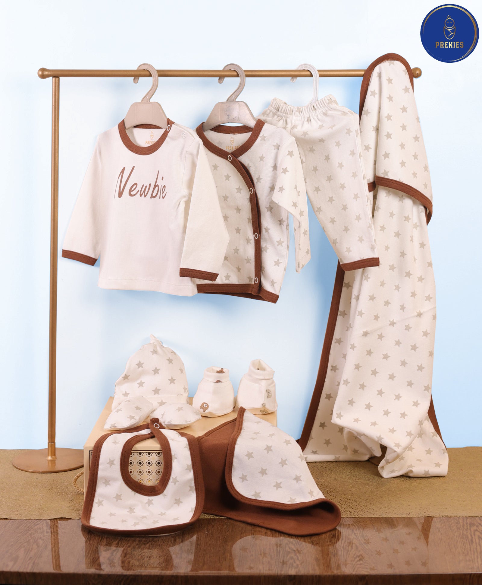 Newborn Gift Set - Newbie Print