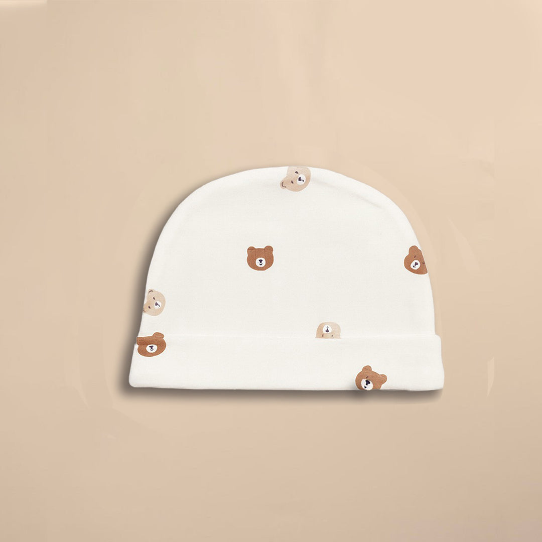 Cap, Mitten & Booties Set - Teddy