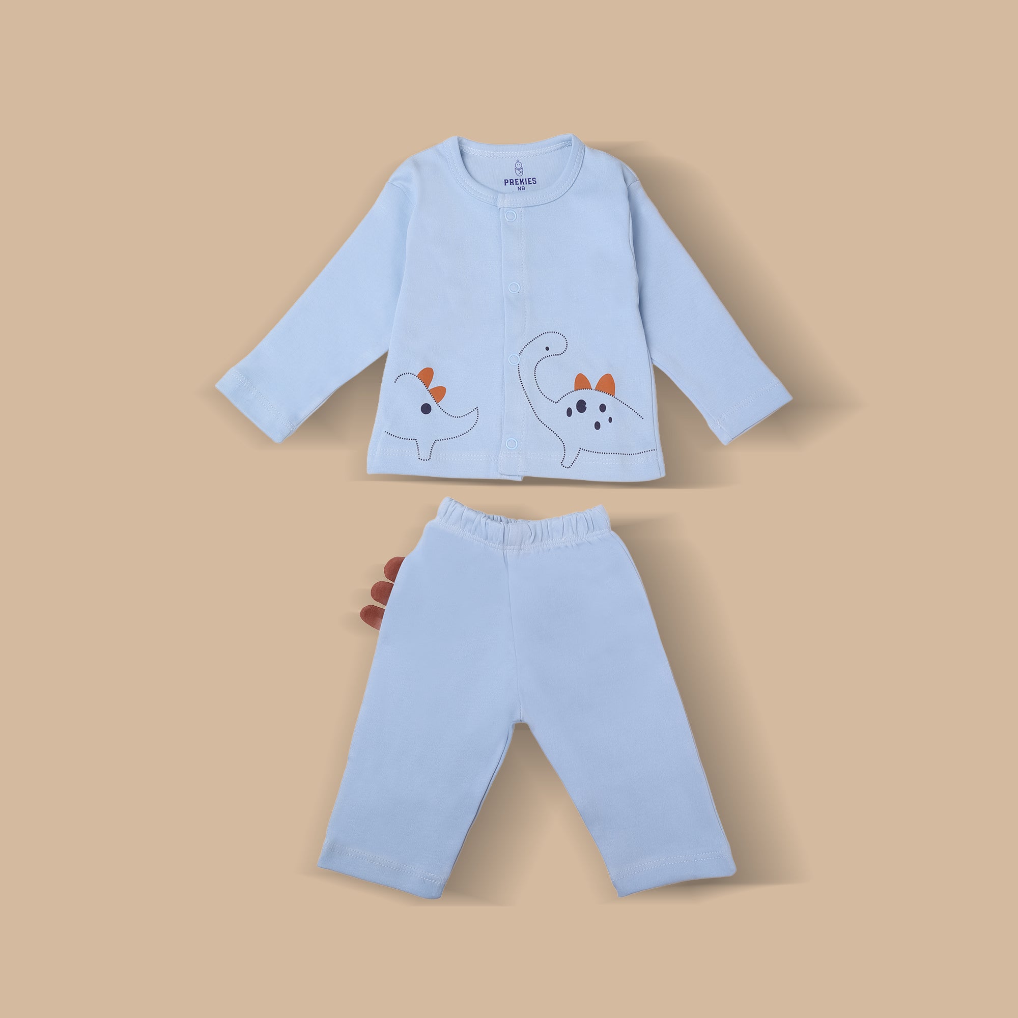 Set & Suit - Dino Print (Blue)