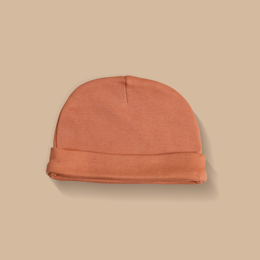 Cap, Mitten & Booties - Beige Color