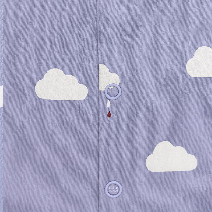 Single Romper - Cloud Print