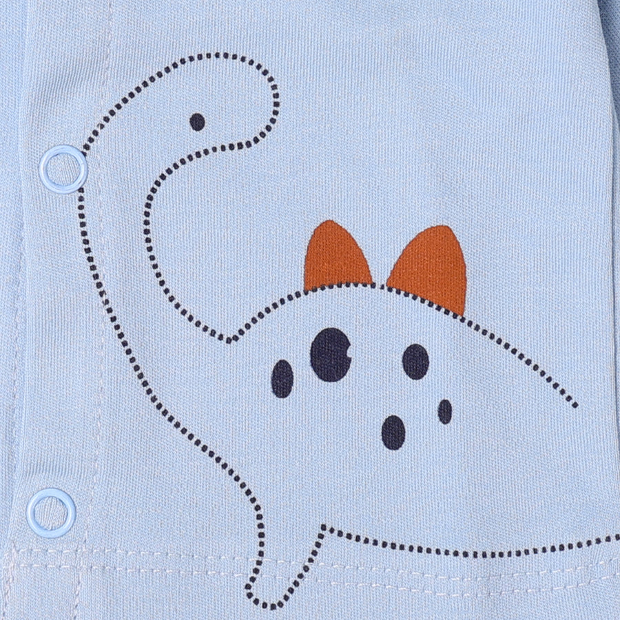 Set & Suit - Dino Print (Blue)
