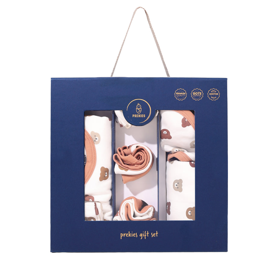 Newborn Gift Set - Bear Print