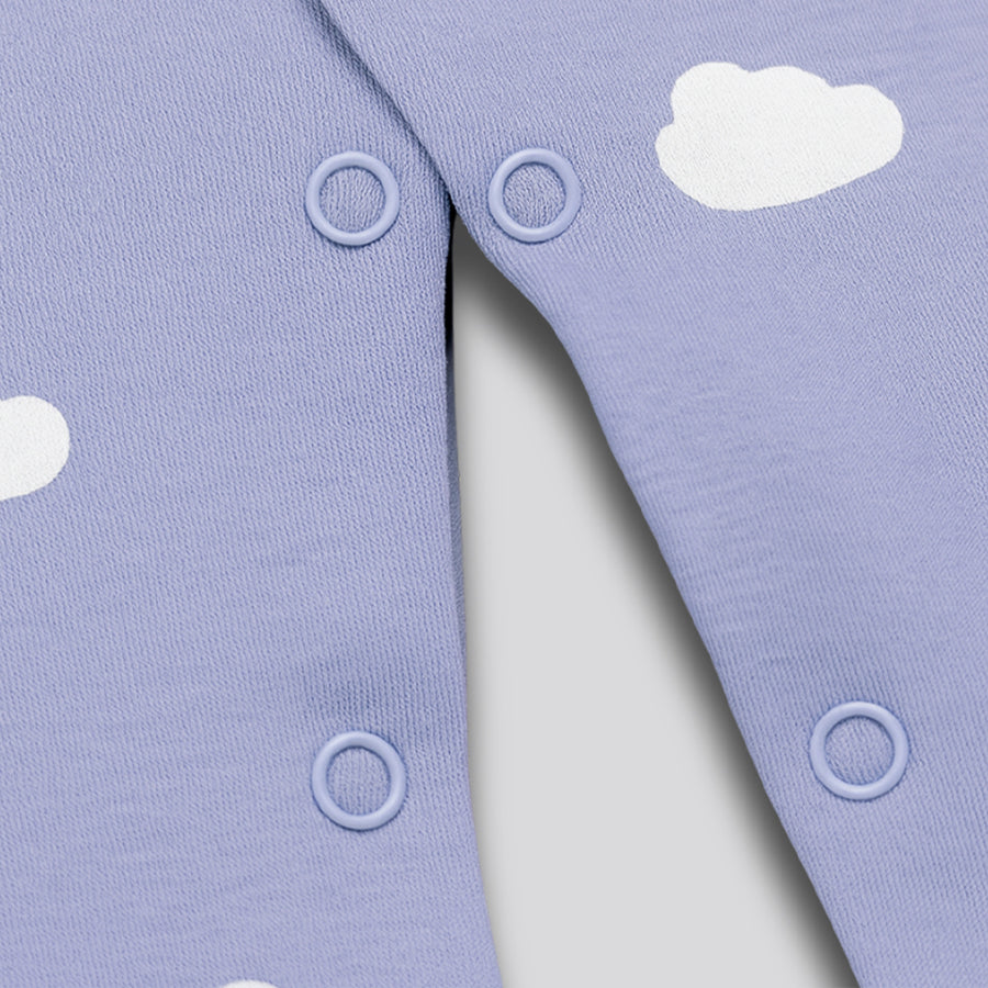 Single Romper - Cloud Print