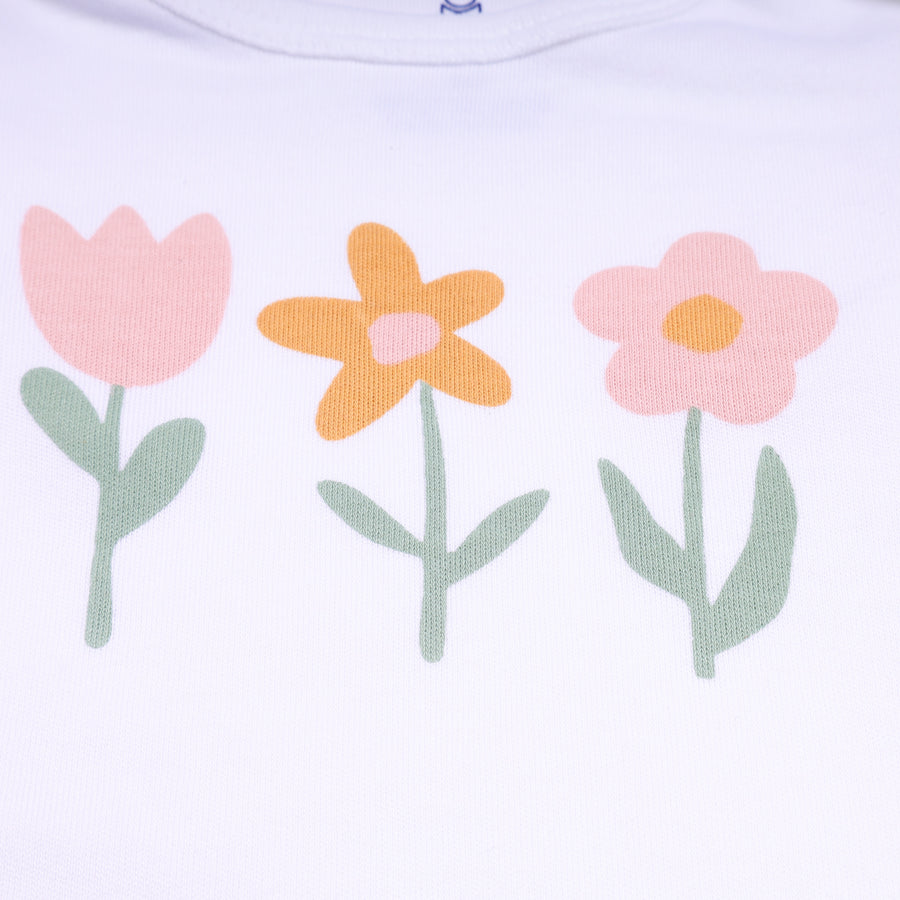 Onesie Set of 3 - Flower Print