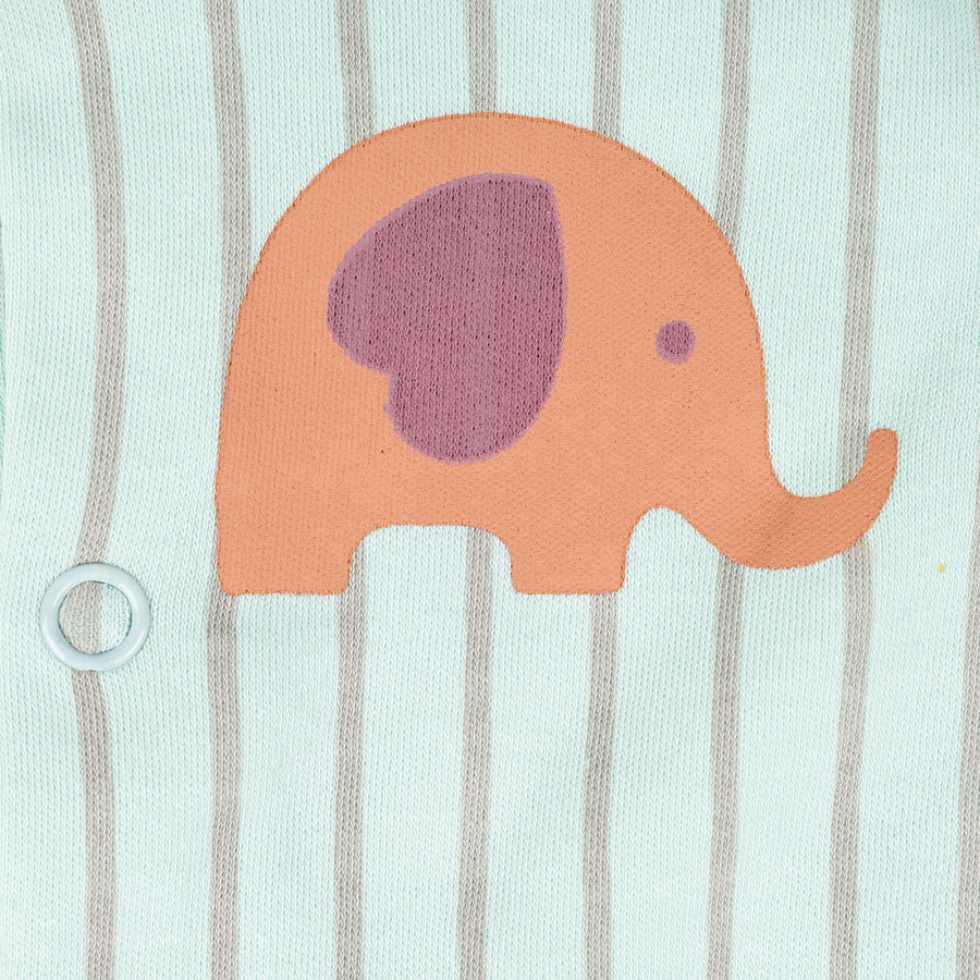 Romper Set - Elephant Print Pack of 3