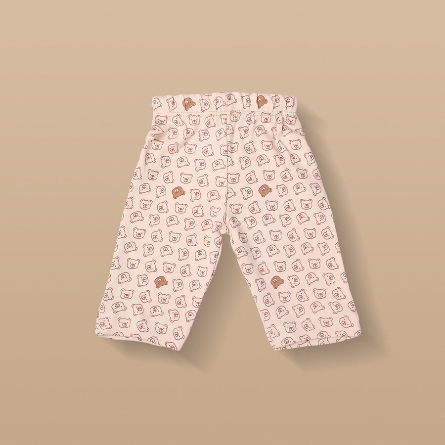 Set of 3 Pyjamas - Bear Print (Brown & Blue)