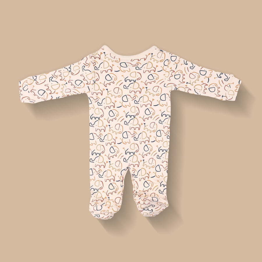 Romper Set - Elephant Print Pack of 3