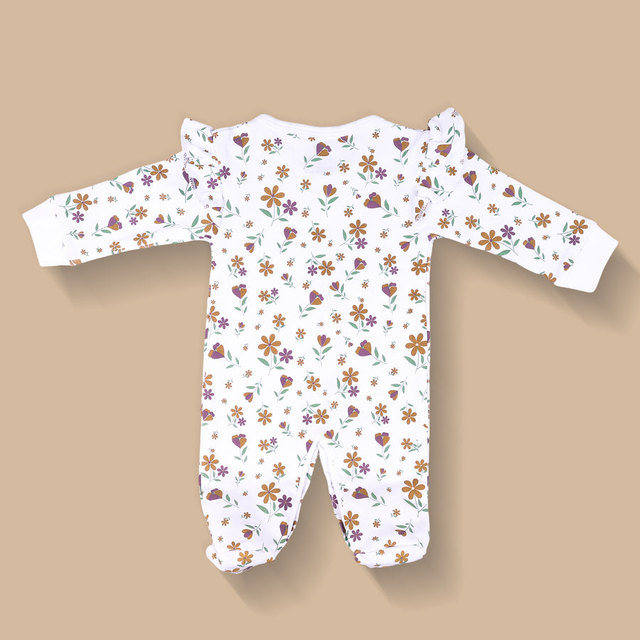 Romper Set - Flower Print Pack of 3