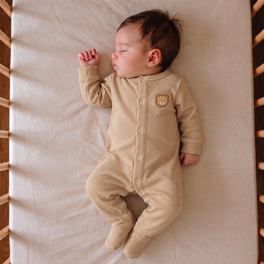 Winter Romper - Teddy Print
