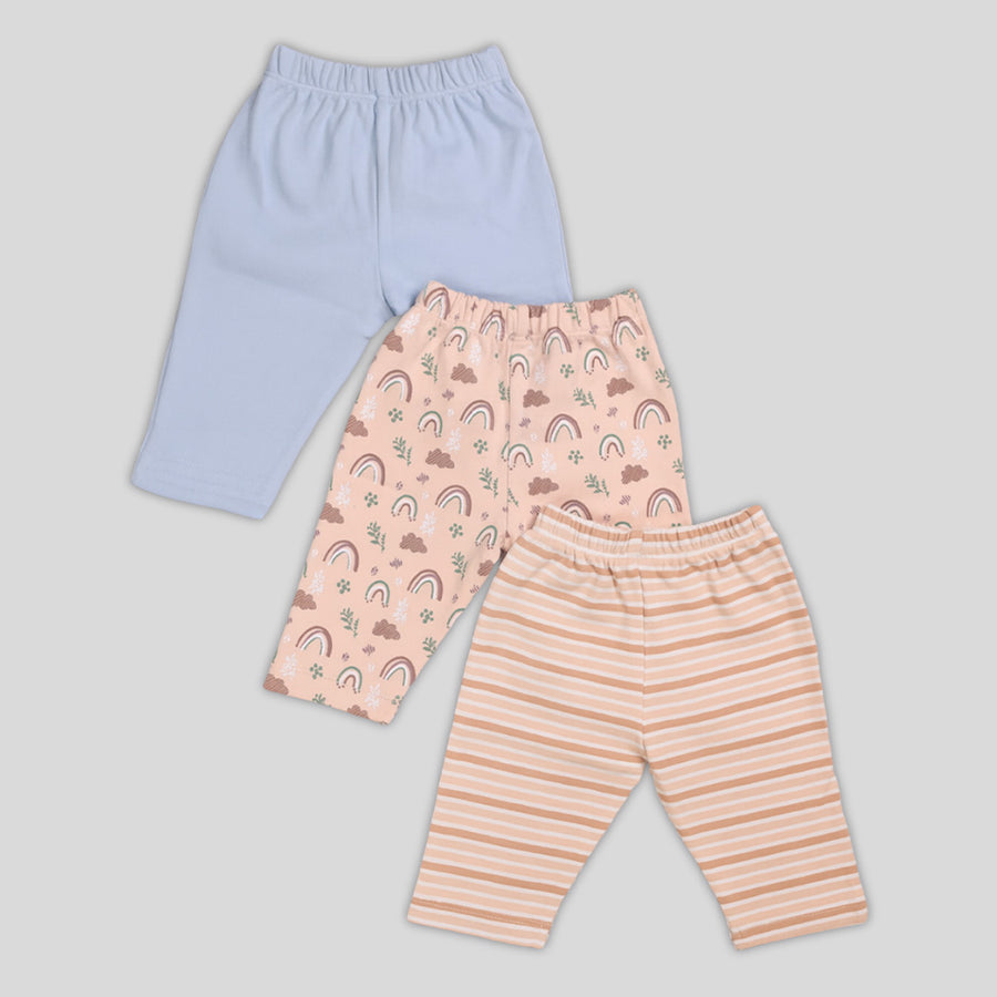 Set of 3 Pyjamas - Rainbow Print