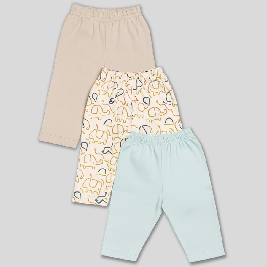 Set of 3 Pyjamas - Elephant Print