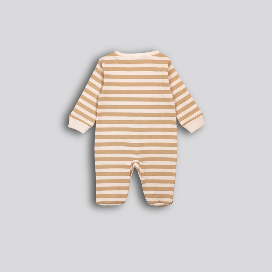 Single Romper - Bear Face Print