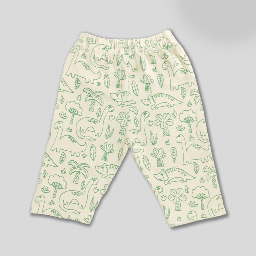 Set of 3 Pyjamas - Dino Print (Green & Blue)