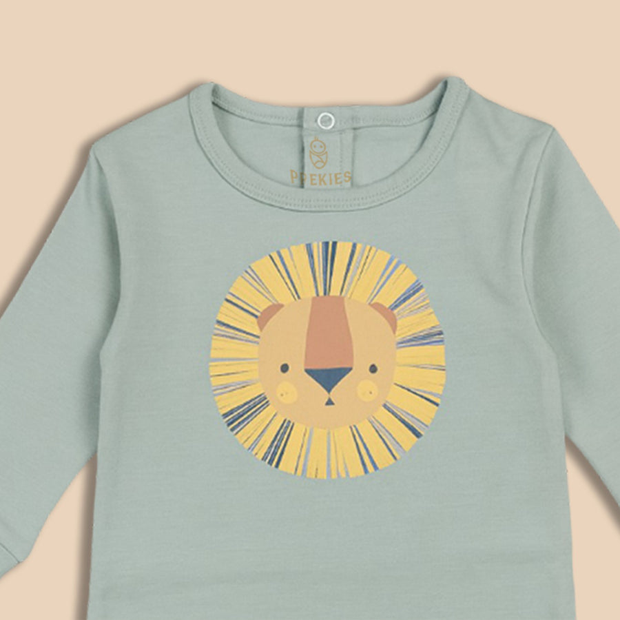 Romper Set - Lion Print Pack of 3