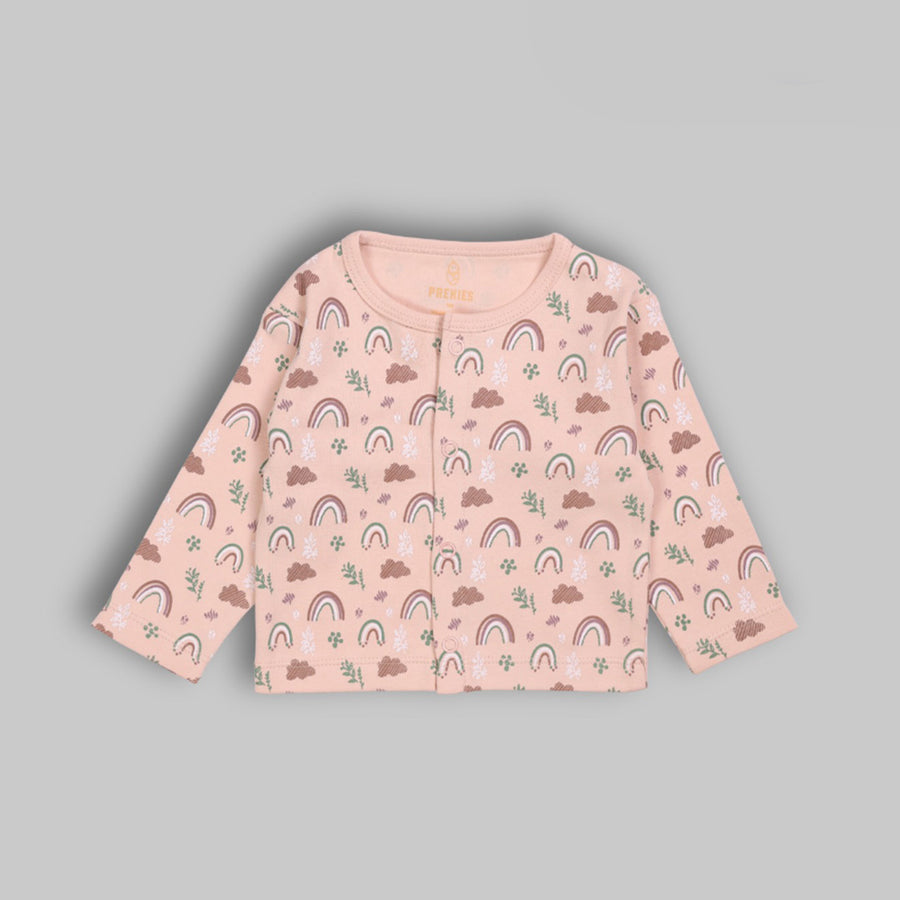 Set of 3 Jhablas - Rainbow Print