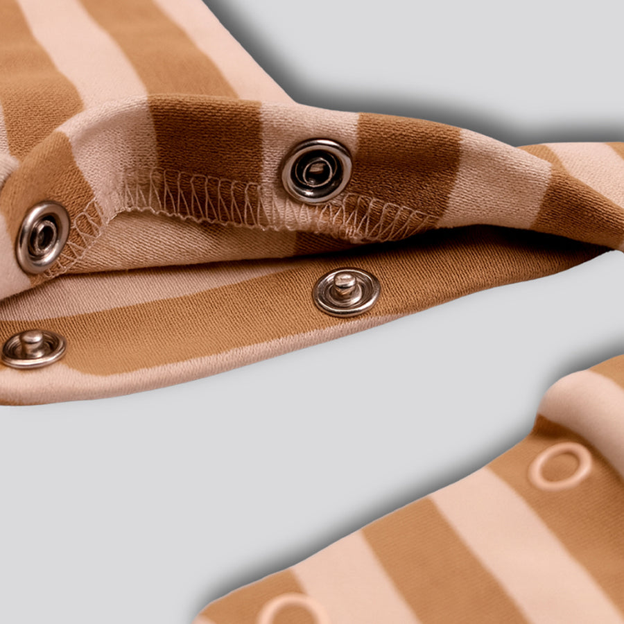 Single Romper - Bear Face Print