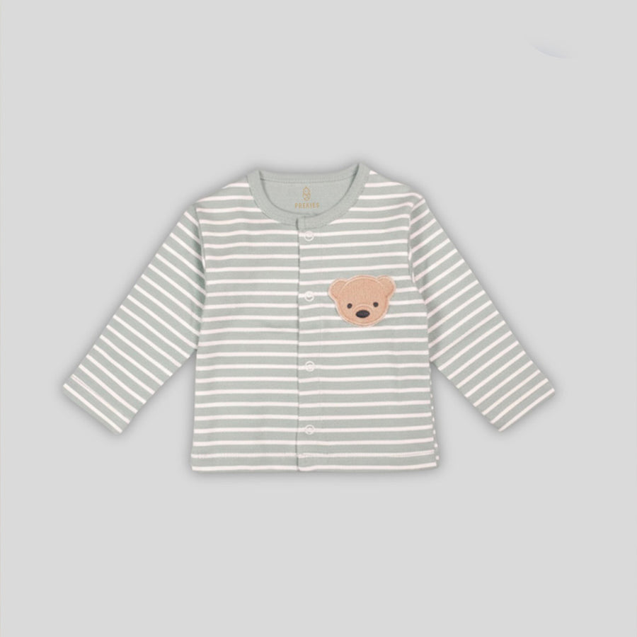 Set of 3 Jhablas - Bear Print (Brown & Blue)