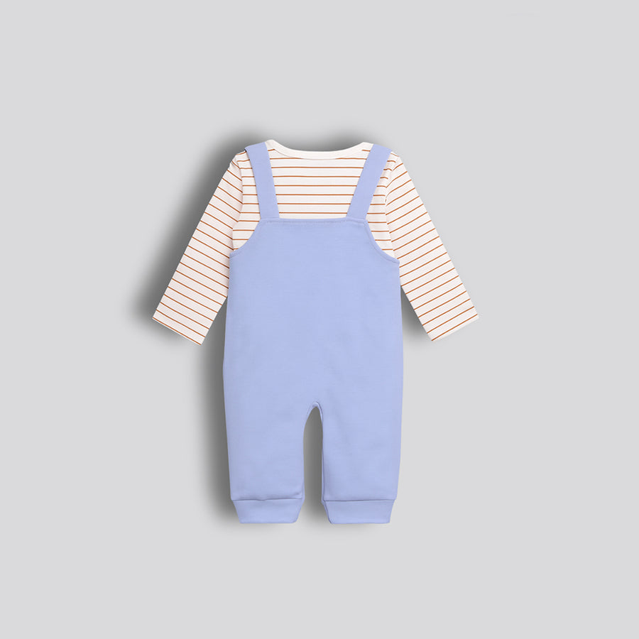 Dungaree Set - Elephant Print