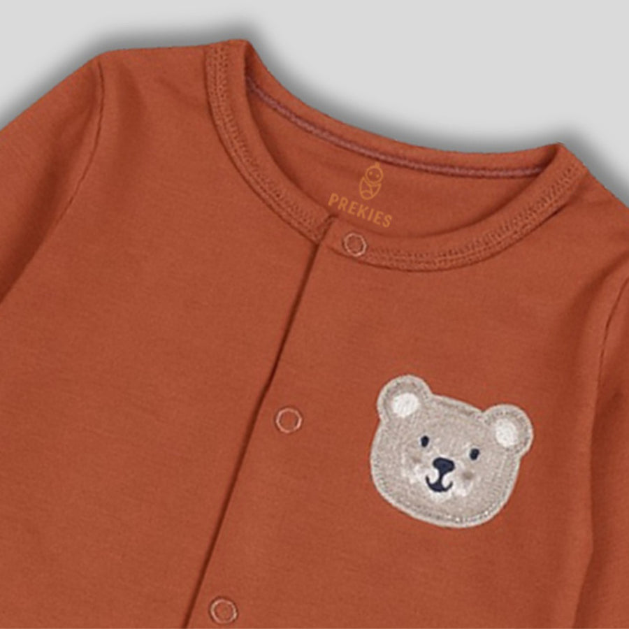 Romper Set - Teddy Print Pack of 3