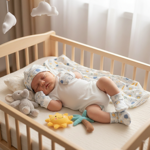 Cap, Mitten & Booties - Lion Print