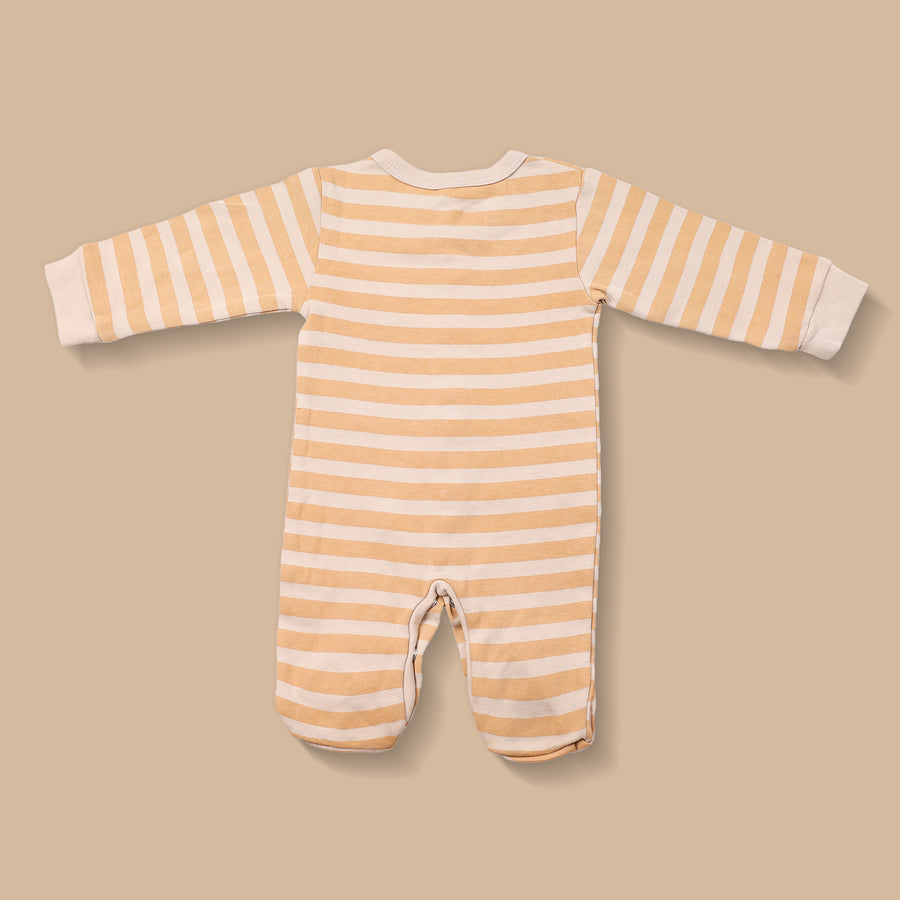 Single Romper - Bear Face Print