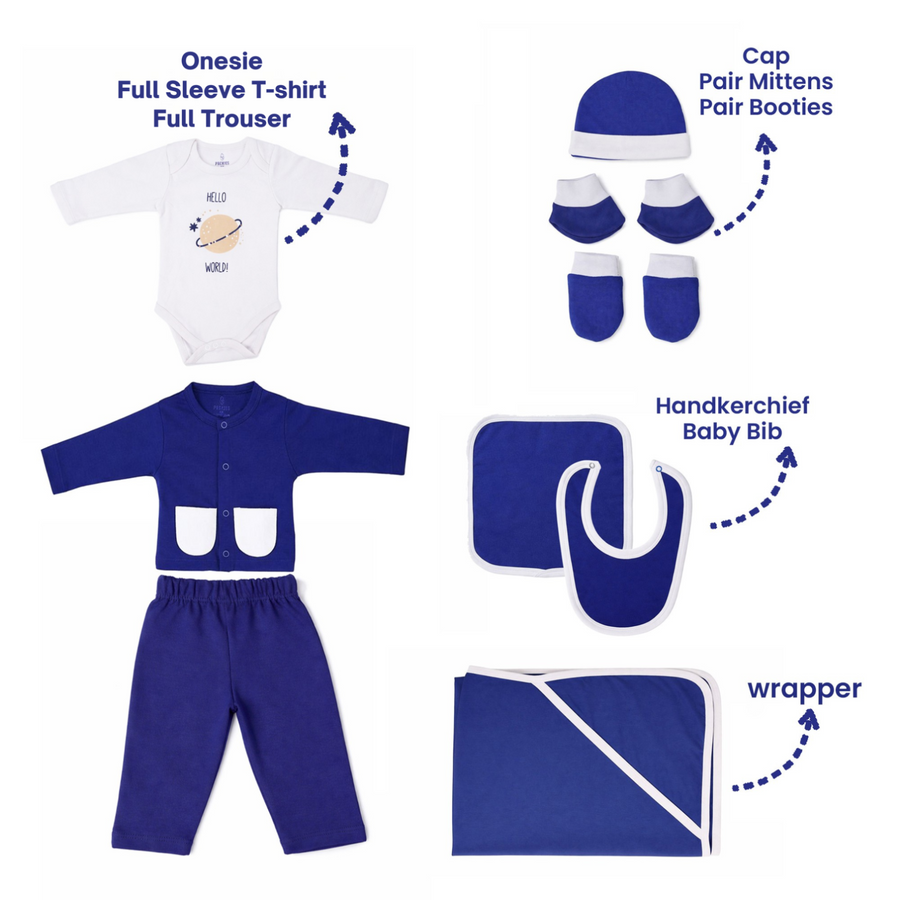 Newborn Gift Set - Hello World Print