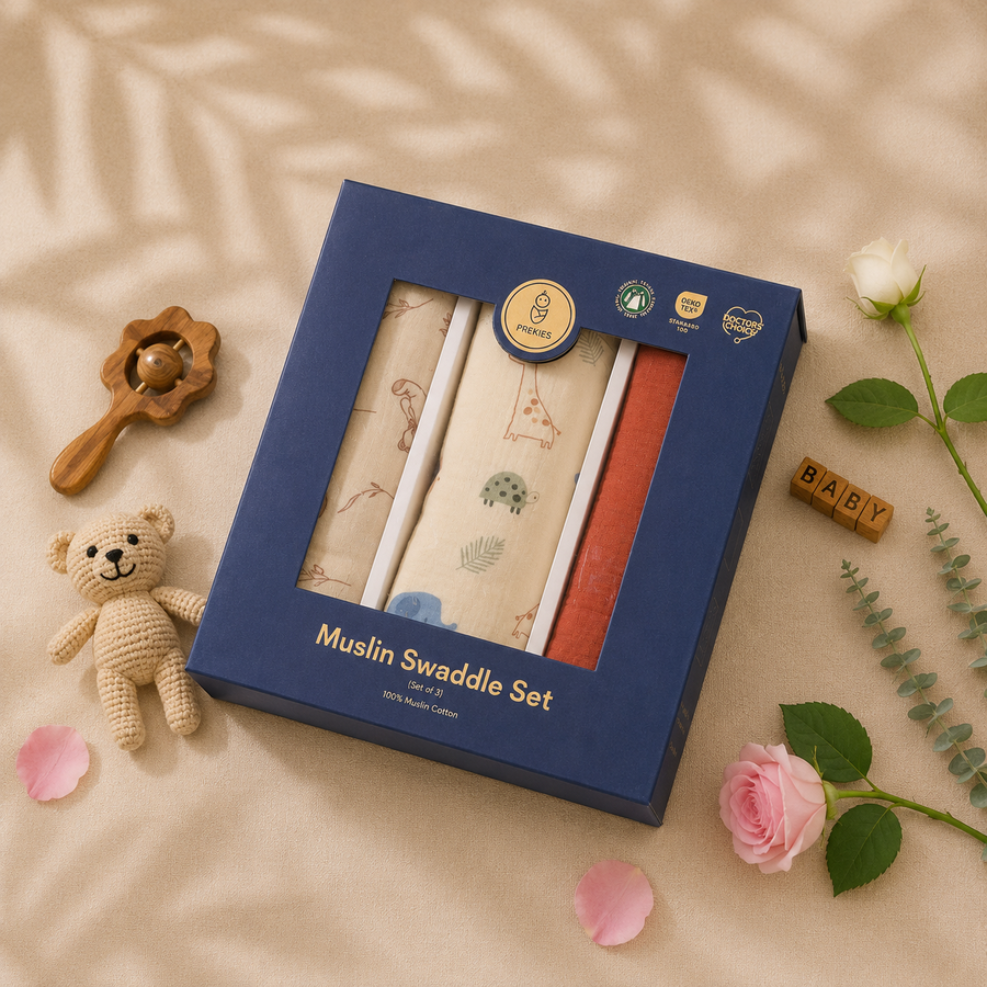 Swaddle Set - Safari Trail