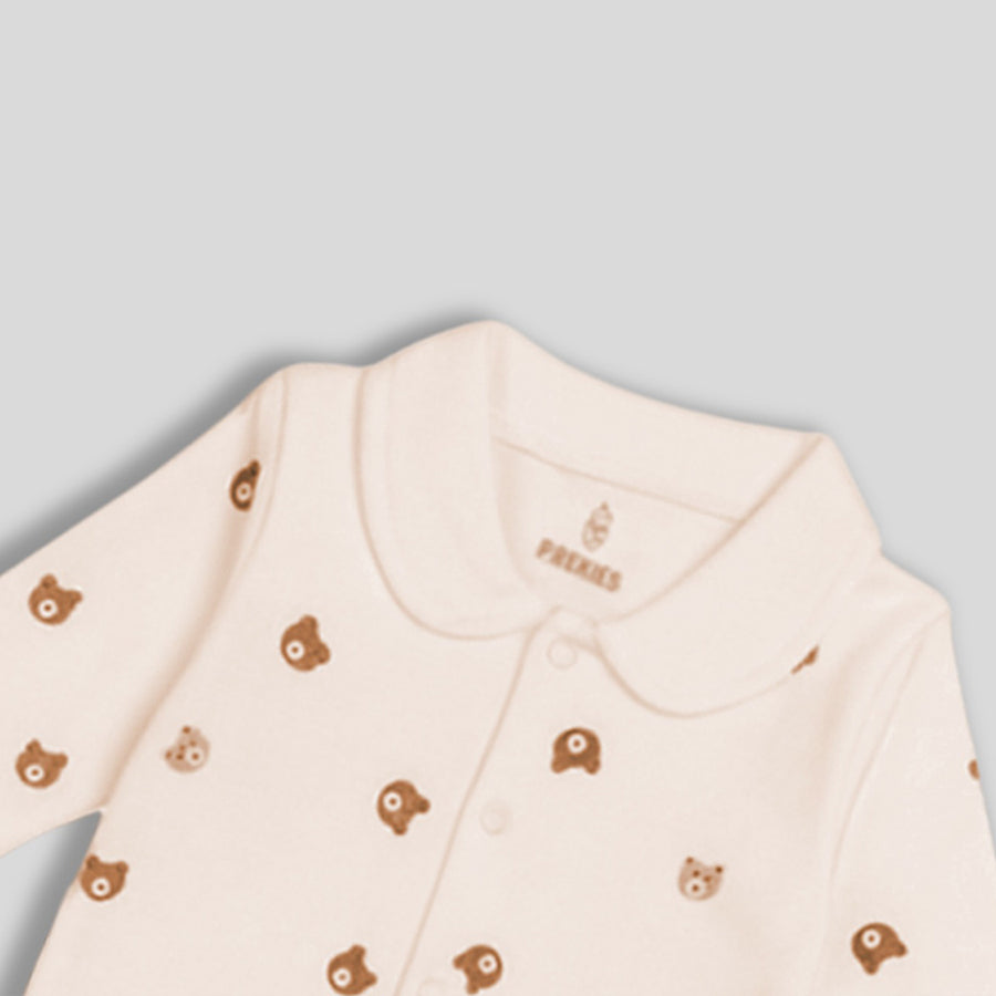 Romper Set - Teddy Print Pack of 3