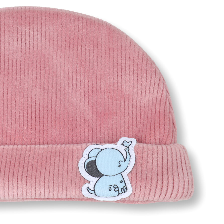 Winter Cap, Mittens & Booties - Elephant Print