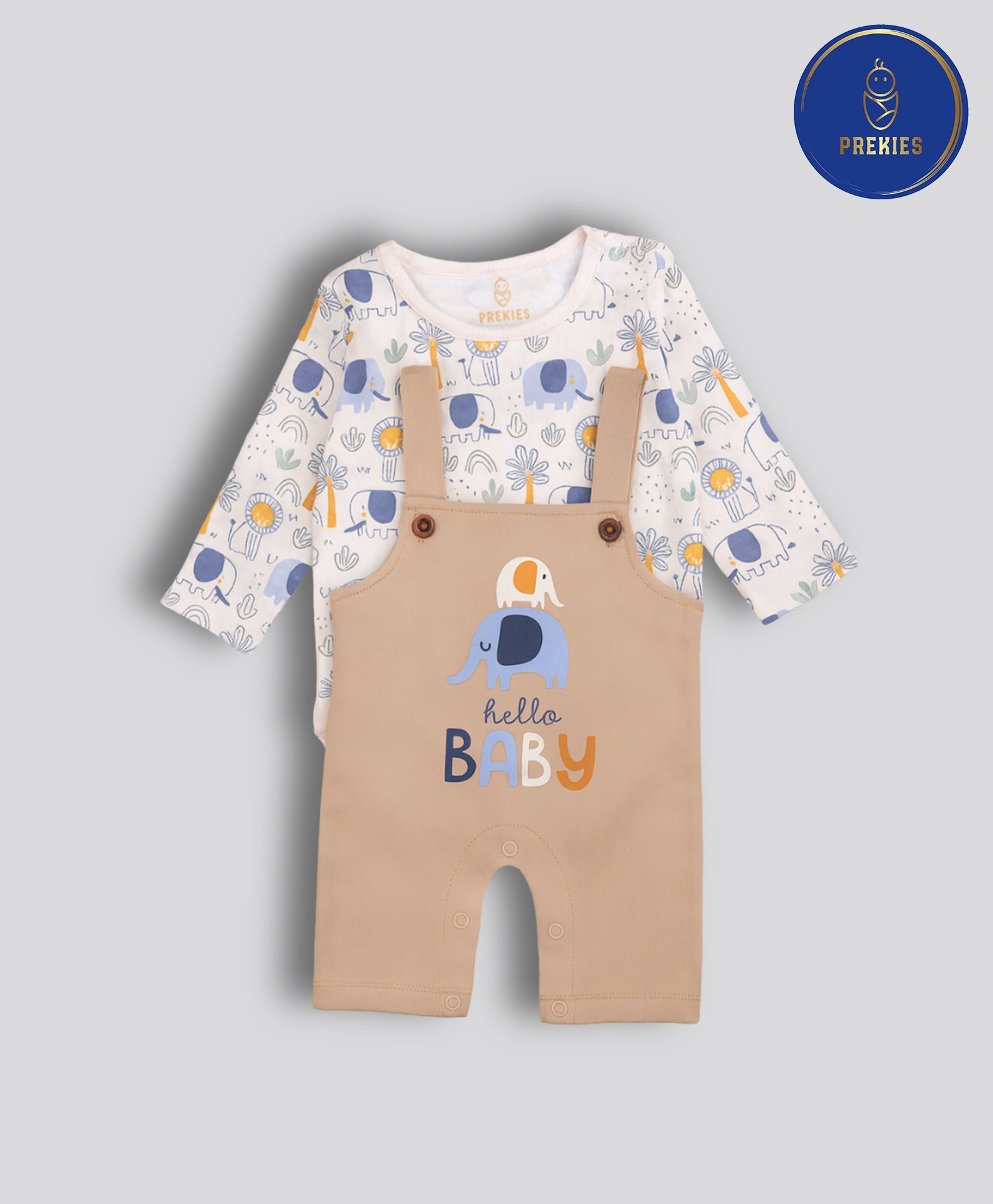 Dungree Set - Lion Print