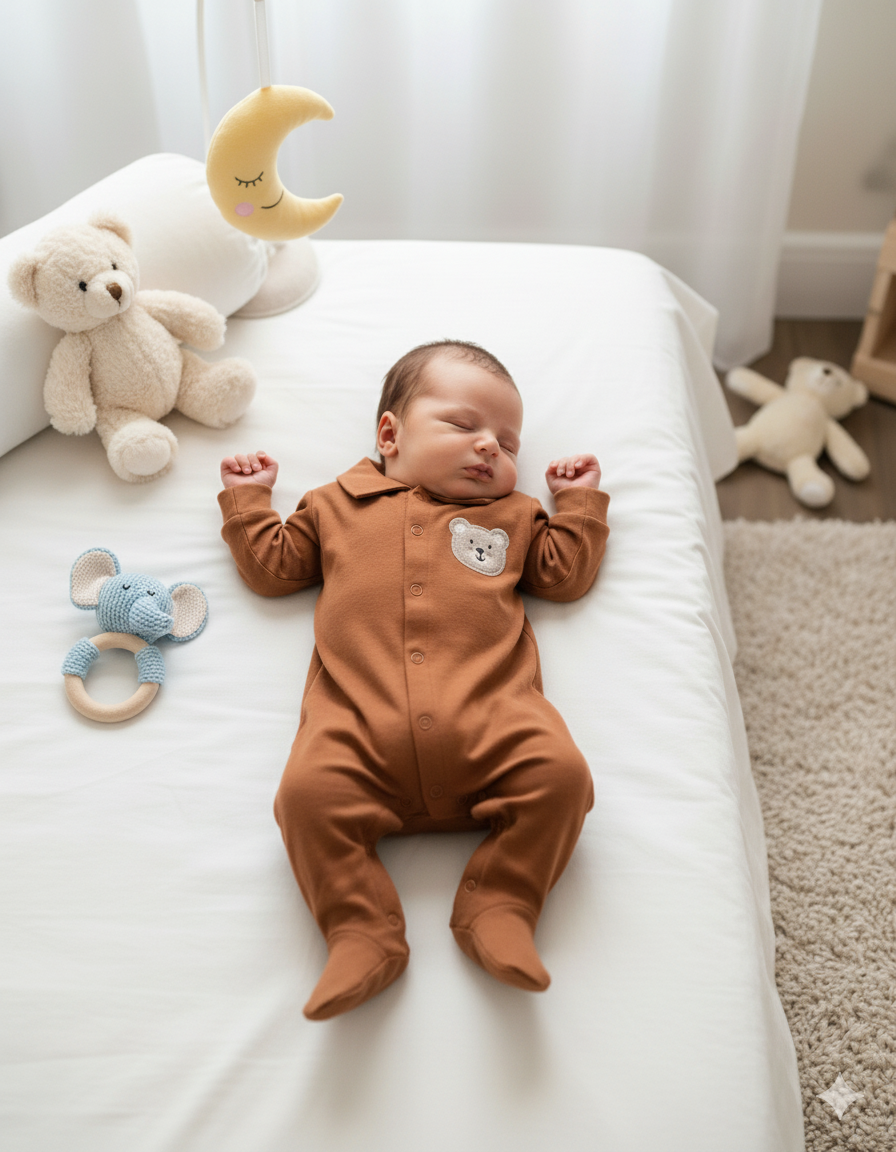 Romper Set - Teddy Print