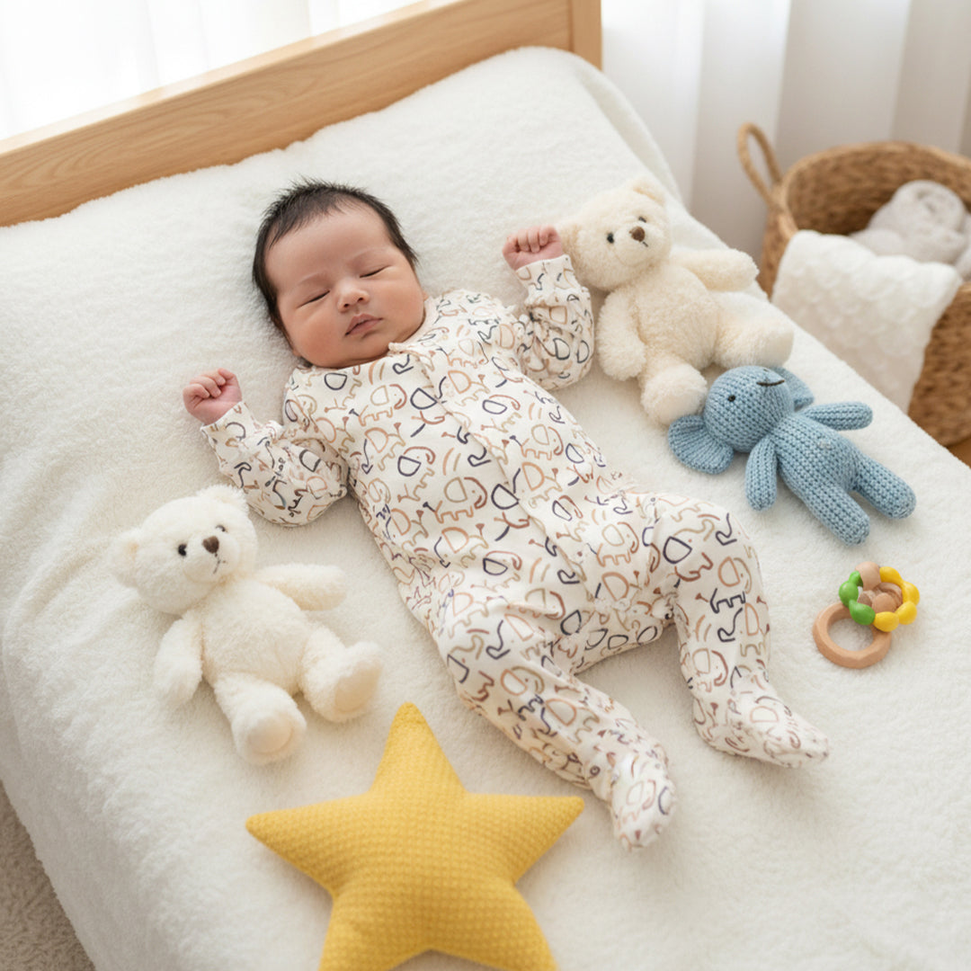 Romper Set - Elephant Print Pack of 3