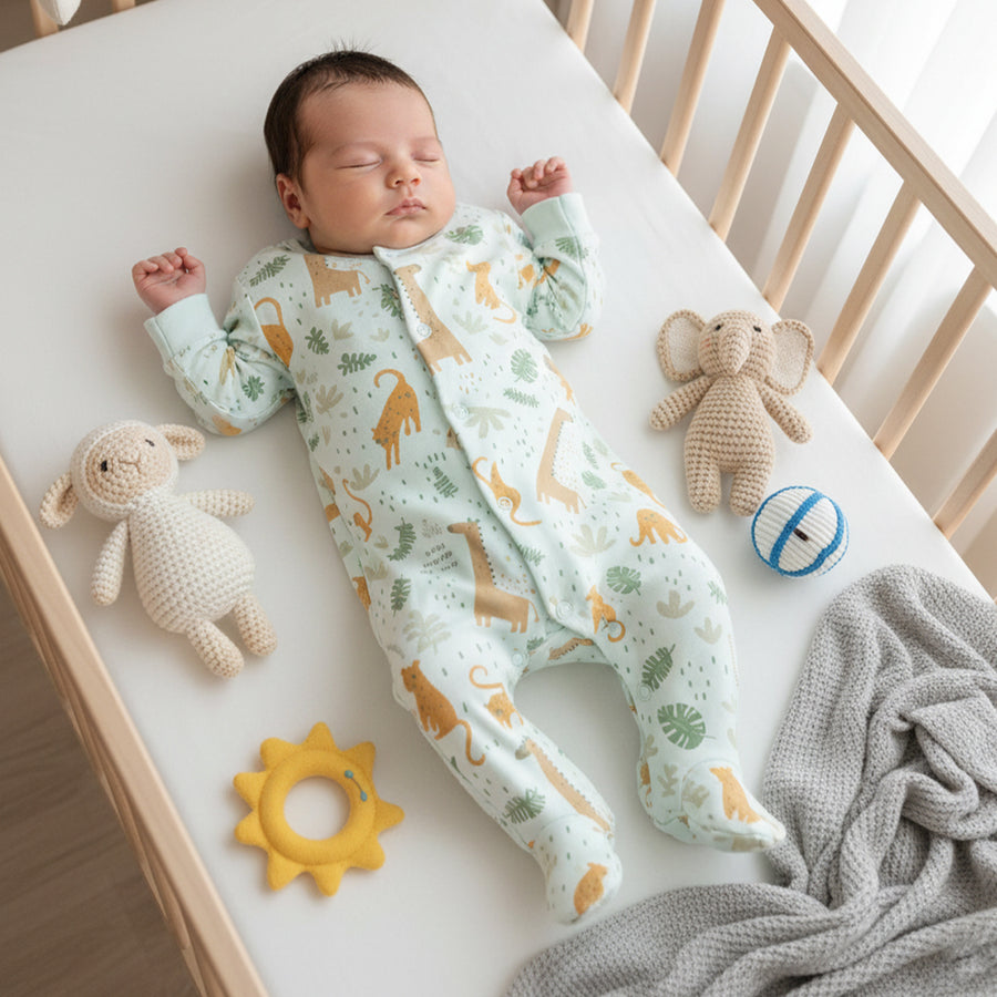 Romper Set - Lion Print Pack of 3