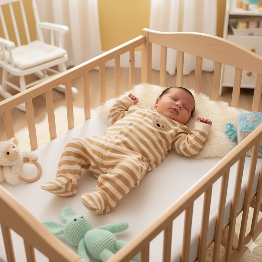 Single Romper - Bear Face Print