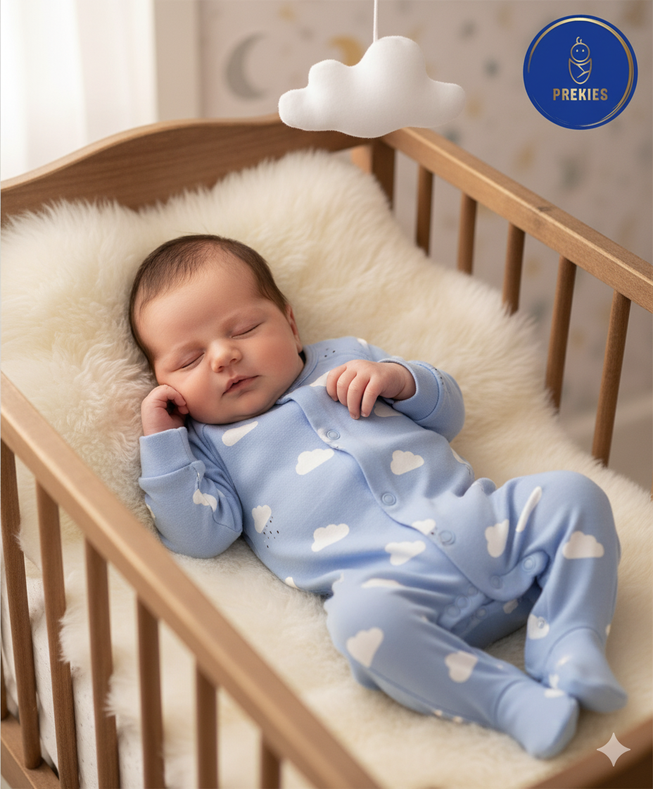 Single Romper- Cloud Print