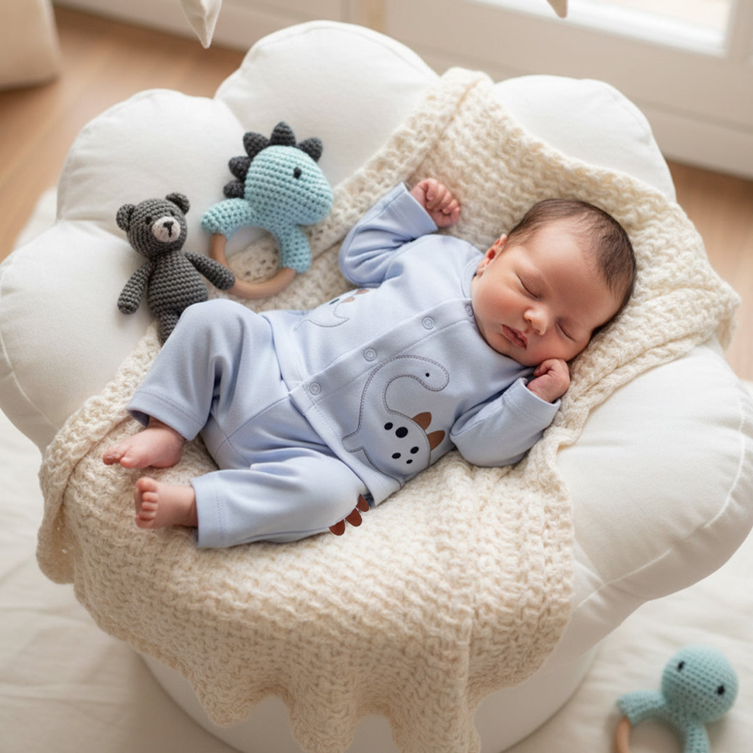 Set & Suit - Dino Print Blue