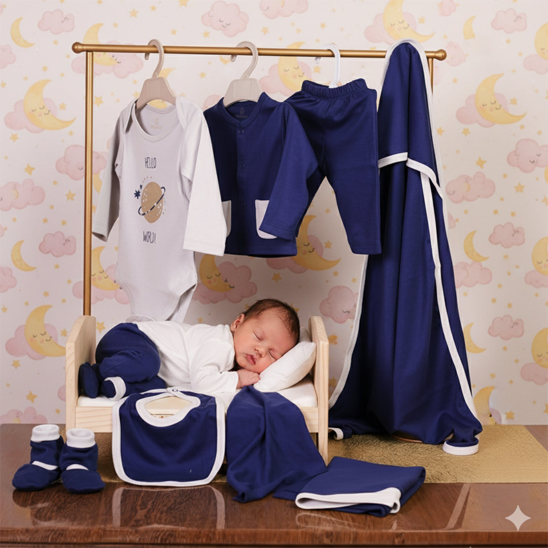 Newborn Gift Set - Hello World Print