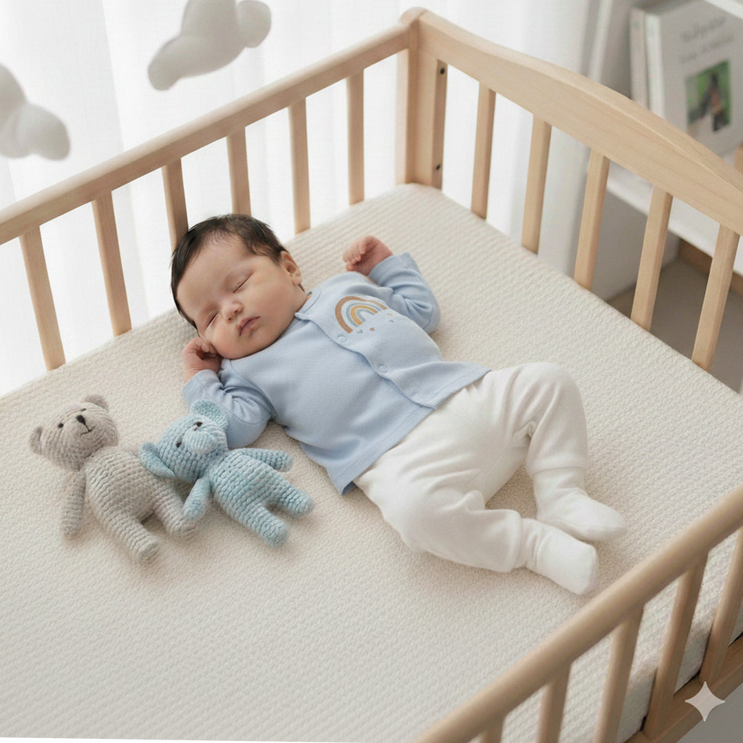 Set of 3 Jhablas - Rainbow Print