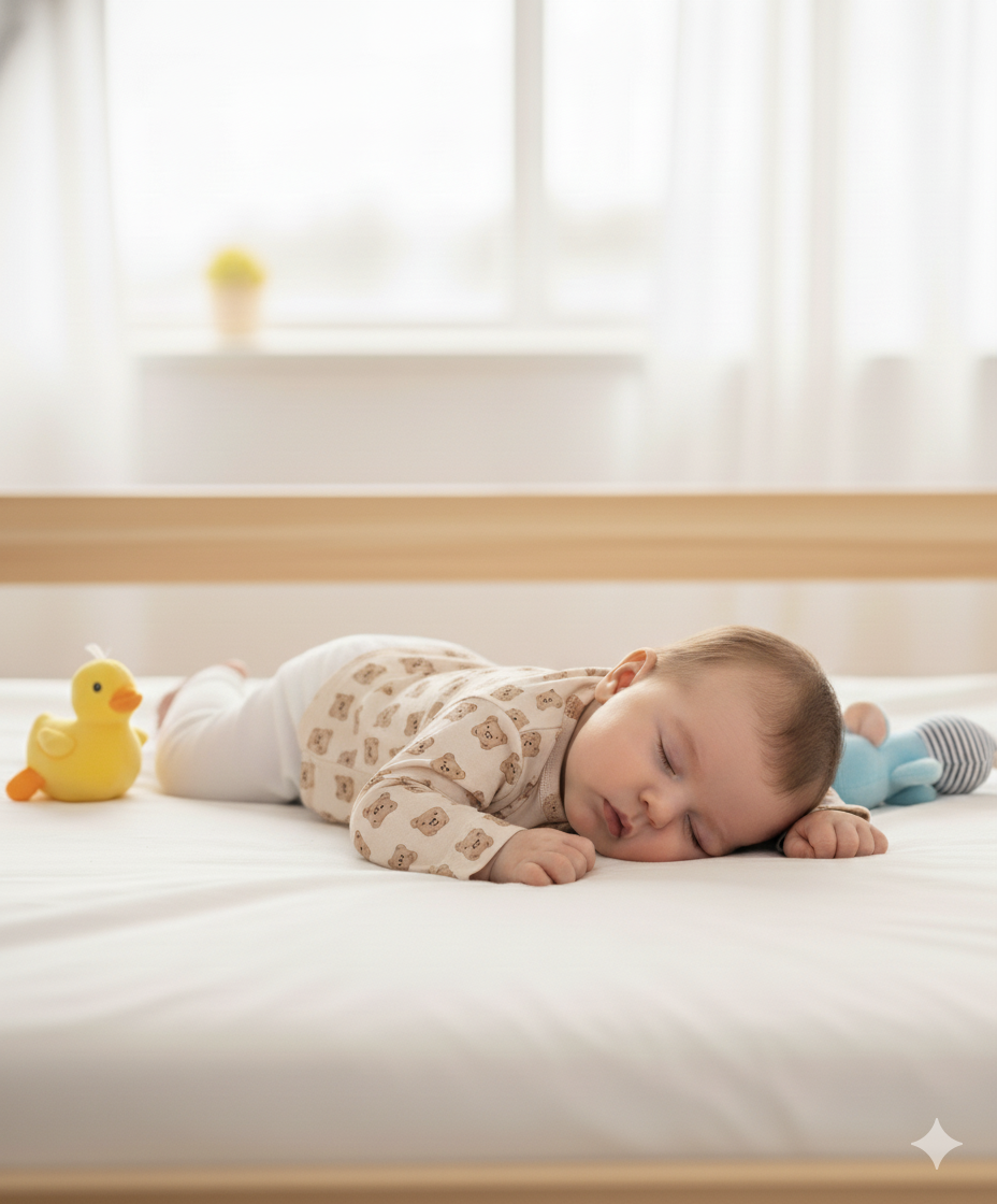 Set of 3 Jhablas - Bear Print (Brown & Blue)