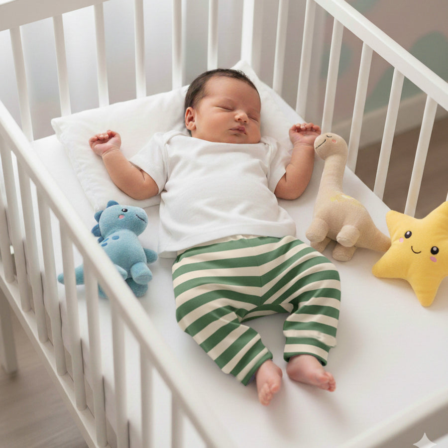 Set of 3 Pyjamas - Dino Print (Green & Blue)