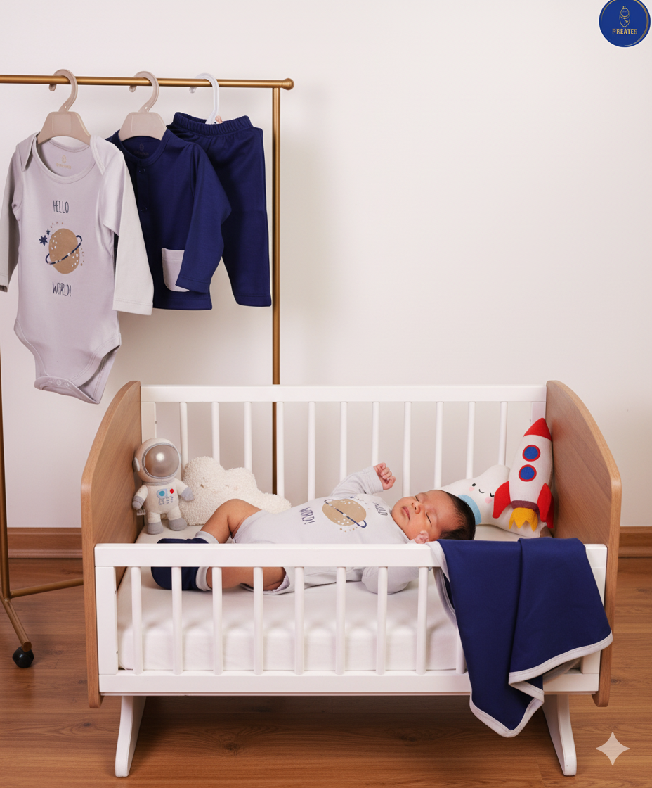 Newborn Gift Set - Hello World Print