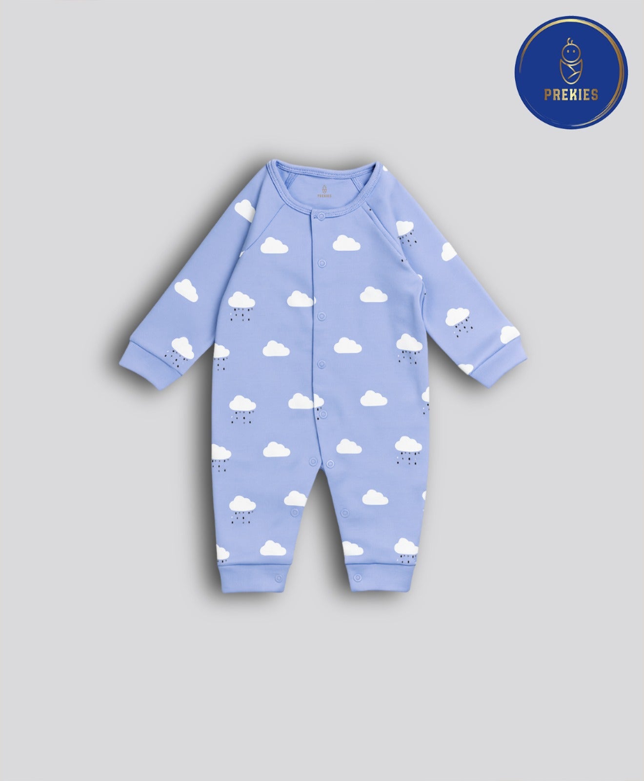 Single Romper- Cloud Print