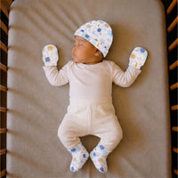 Cap, Mitten & Booties - Lion Print